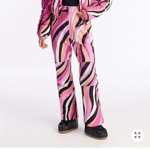 Stylish Pink Patterned Women's Pants